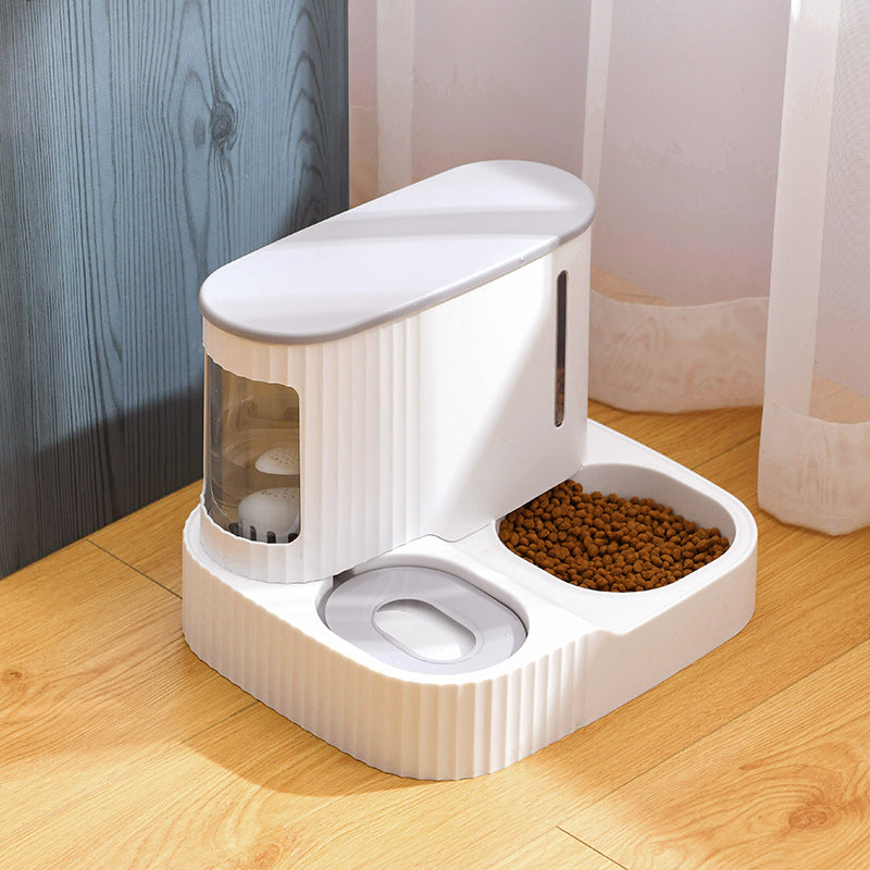 Cat Automatic Drinking Fountain Feeder Integrated Water Feeder Pet Supplies Pets Fashion