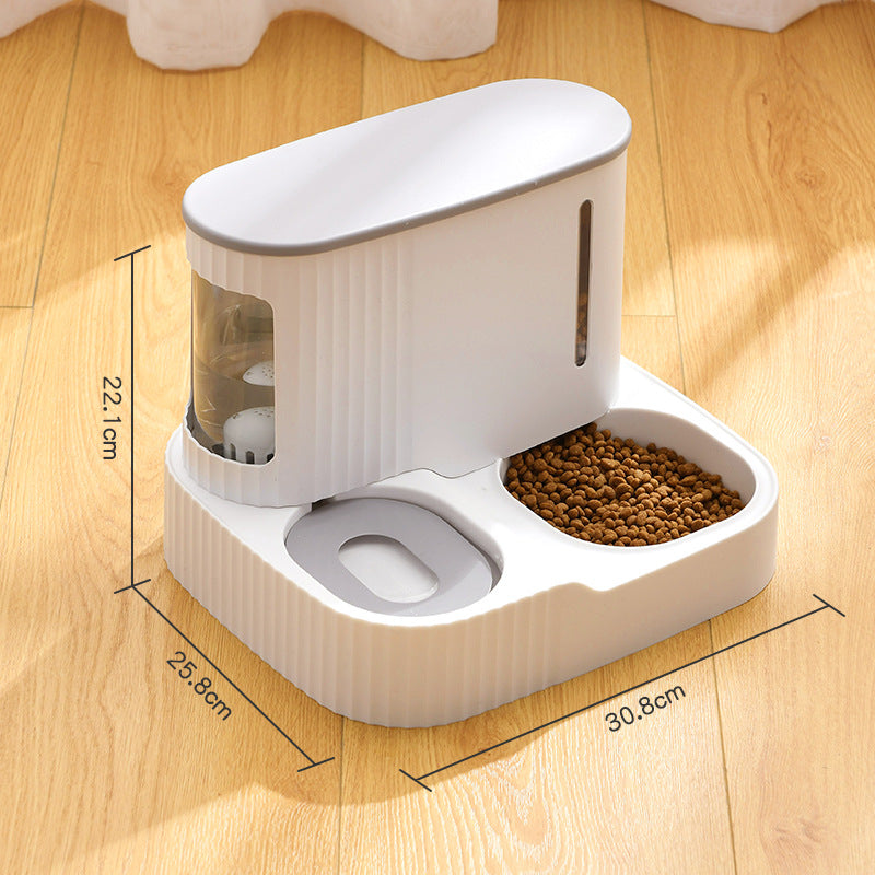 Cat Automatic Drinking Fountain Feeder Integrated Water Feeder Pet Supplies Pets Fashion