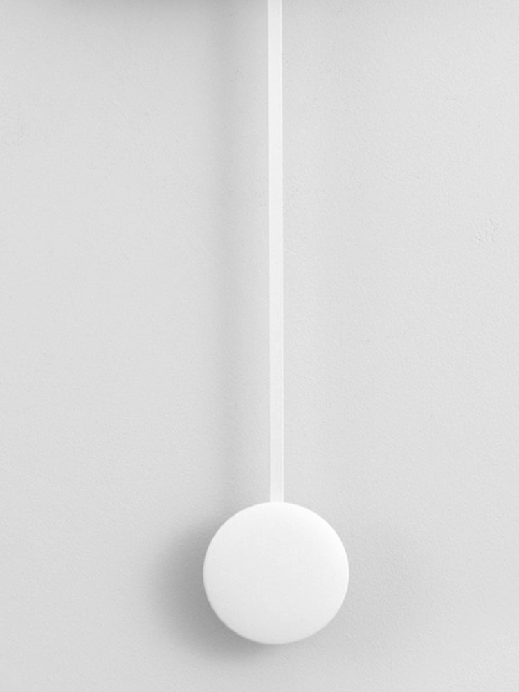 Nordic White Minimalist Clock Wall Clock Living Room Minimalist Creative Net Red Trend Wall Clock PearlNestDecor.com