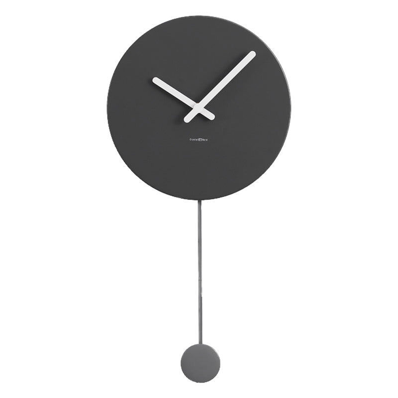 Nordic White Minimalist Clock Wall Clock Living Room Minimalist Creative Net Red Trend Wall Clock PearlNestDecor.com
