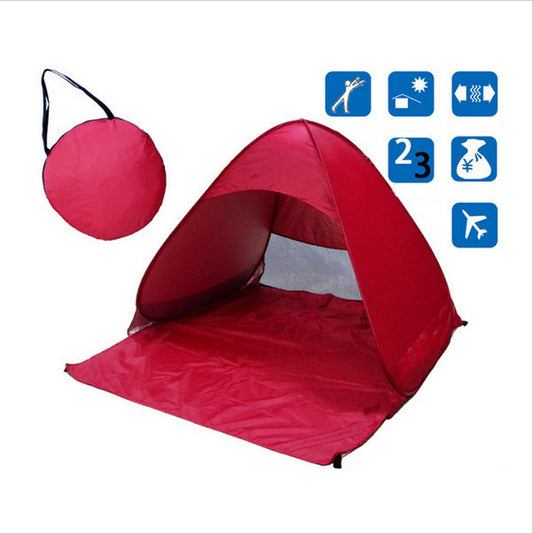 Tent Free To Build Camping Beach Sunscreen Tent Quick  Outdoor Camping Tent CJD