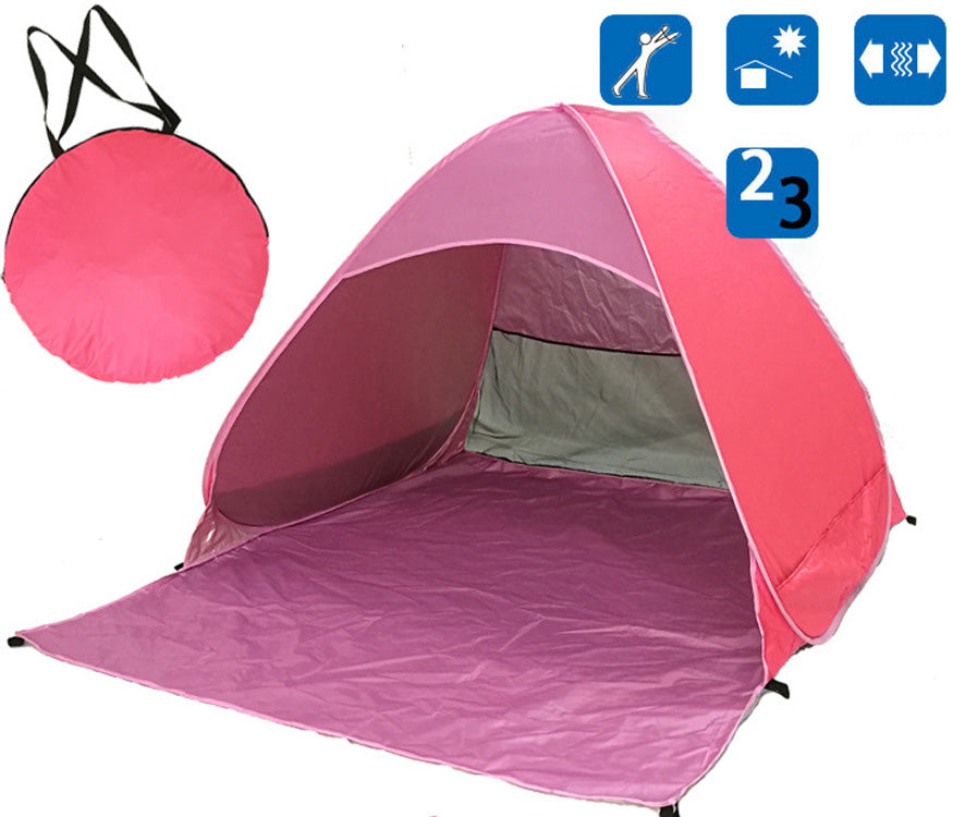 Tent Free To Build Camping Beach Sunscreen Tent Quick  Outdoor Camping Tent CJD