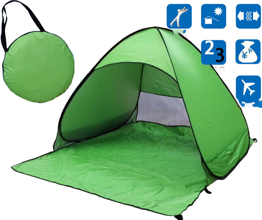 Tent Free To Build Camping Beach Sunscreen Tent Quick  Outdoor Camping Tent CJD