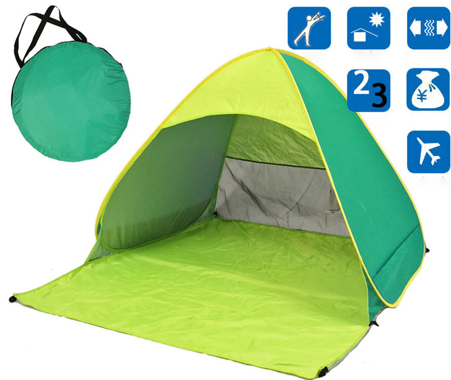 Tent Free To Build Camping Beach Sunscreen Tent Quick  Outdoor Camping Tent CJD