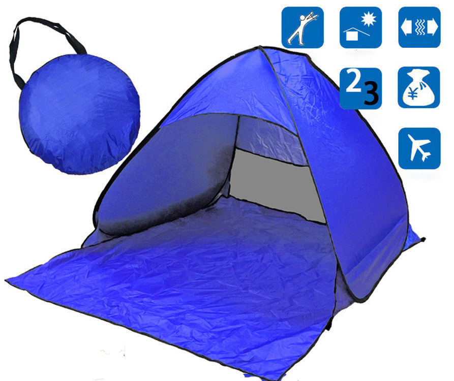 Tent Free To Build Camping Beach Sunscreen Tent Quick  Outdoor Camping Tent CJD