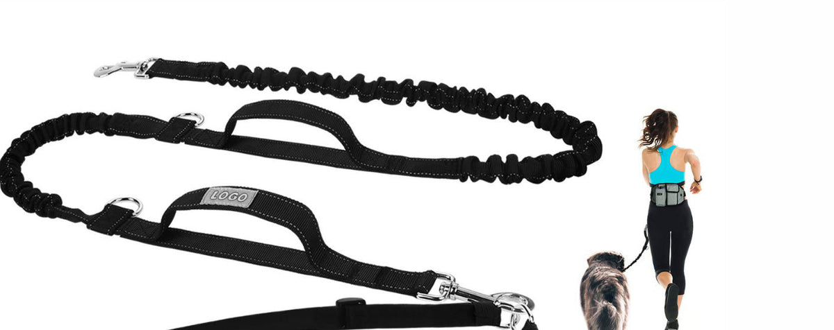 Dog Training Leash Waist Bag Hands-Free Outdoor Pet Running Walking Leash Portable Dog Food Water Cup Storage Bags Pets Fashion