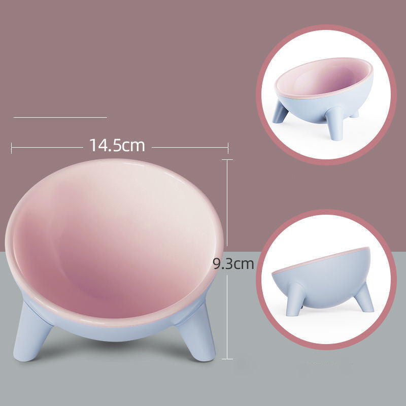 Cat Dog Bowl With Stand Pet Feeding Food Bowls Dogs Bunny Rabbit Nordic Color Feeder Product Supplies Pet Accessories Pets Fashion