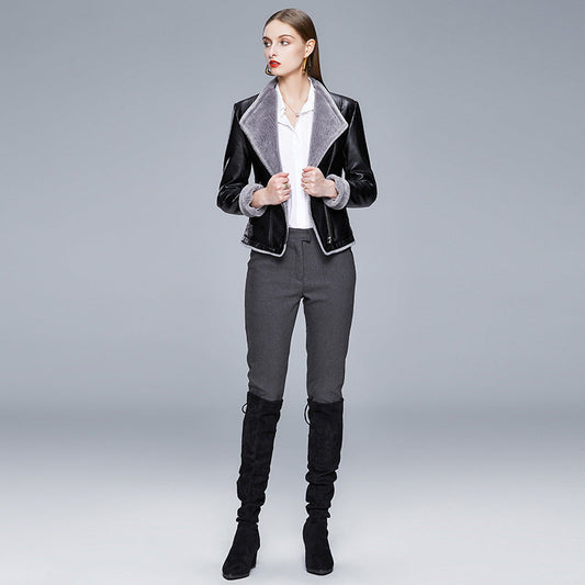 Large Size Slim Fit Coat NorixaFashion.com