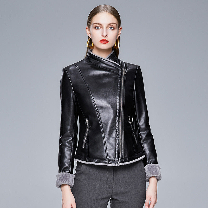 Large Size Slim Fit Coat NorixaFashion.com