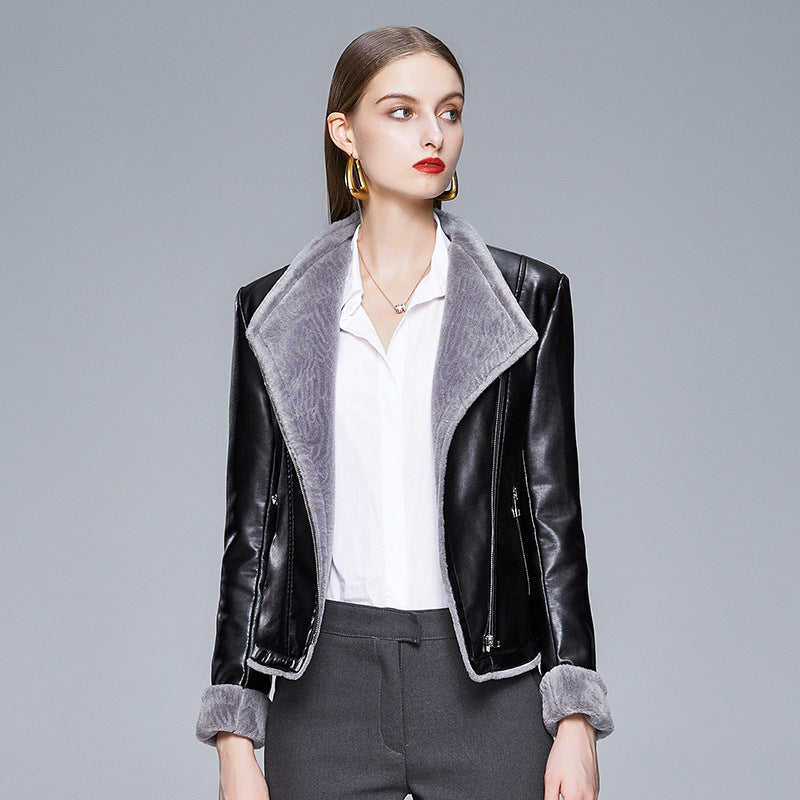 Large Size Slim Fit Coat NorixaFashion.com