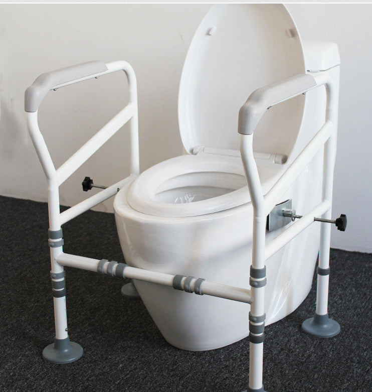Toilet Handrail Restroom Elderly Toilet Get Up And Help Shelf Bathroom Punch-Free Toilet Safety Railing Best YouTube Store