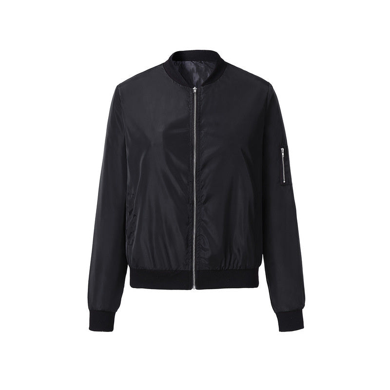 Sportswear Short Bomber Jacket Coat Autumn Women LadyShow.Store