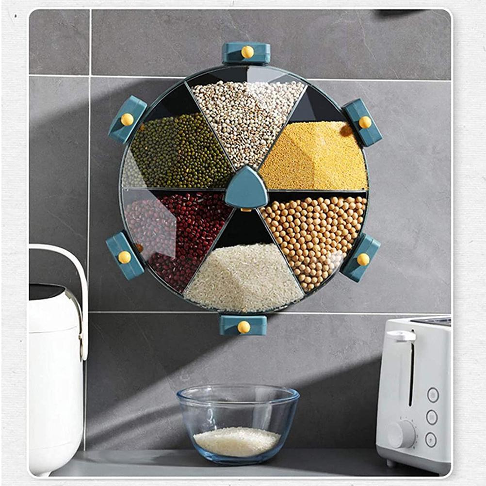 Rotating Wall Cereal Dispenser PearlNestDecor.com