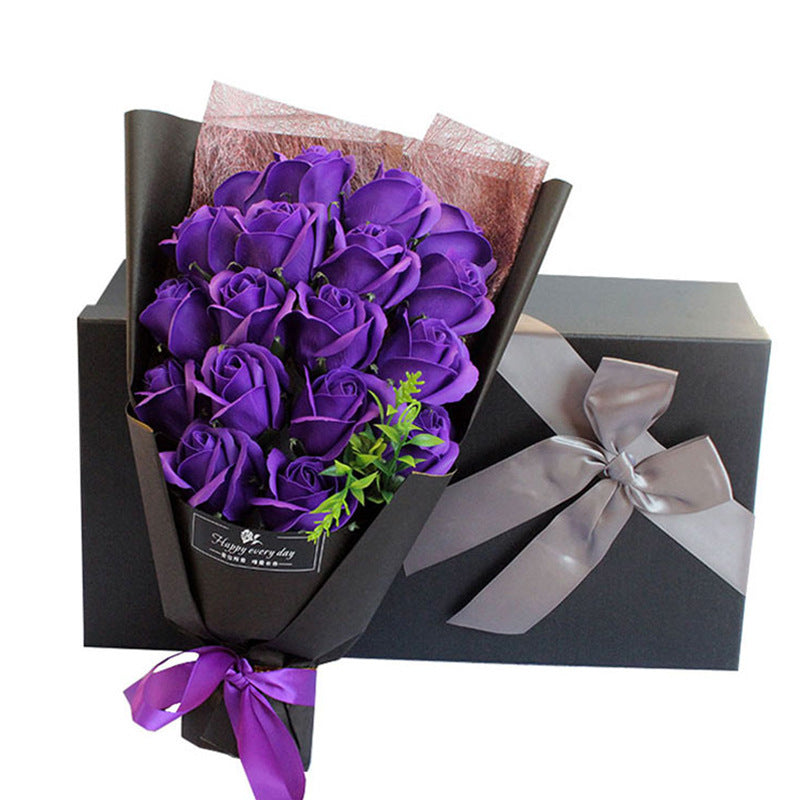 Birthday Gift Bundle Gift Box Creative Mother's Day Cross-border Gift Soap 18 Bouquet Soap Rose Flower Valentine's Day LuxuryLifeWay Online Store