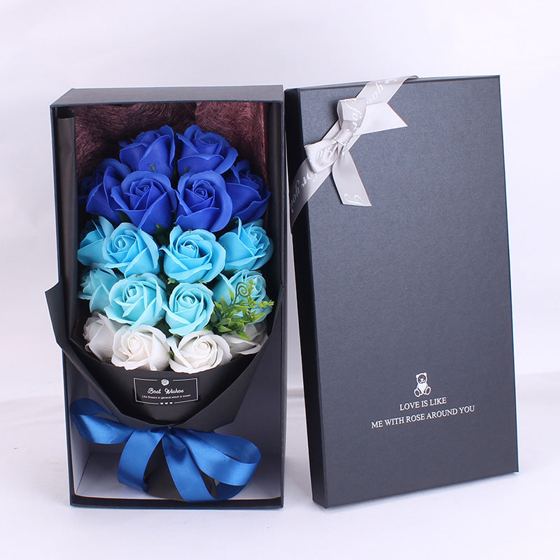 Birthday Gift Bundle Gift Box Creative Mother's Day Cross-border Gift Soap 18 Bouquet Soap Rose Flower Valentine's Day LuxuryLifeWay Online Store
