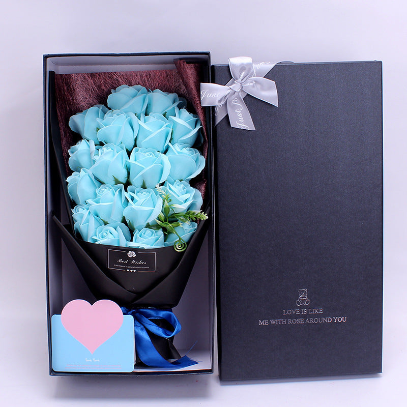 Birthday Gift Bundle Gift Box Creative Mother's Day Cross-border Gift Soap 18 Bouquet Soap Rose Flower Valentine's Day LuxuryLifeWay Online Store