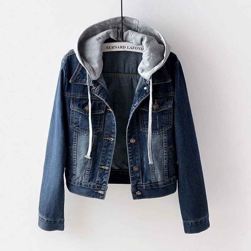 Season Xian Slim Hooded Casual Jacket LadyShow.Store