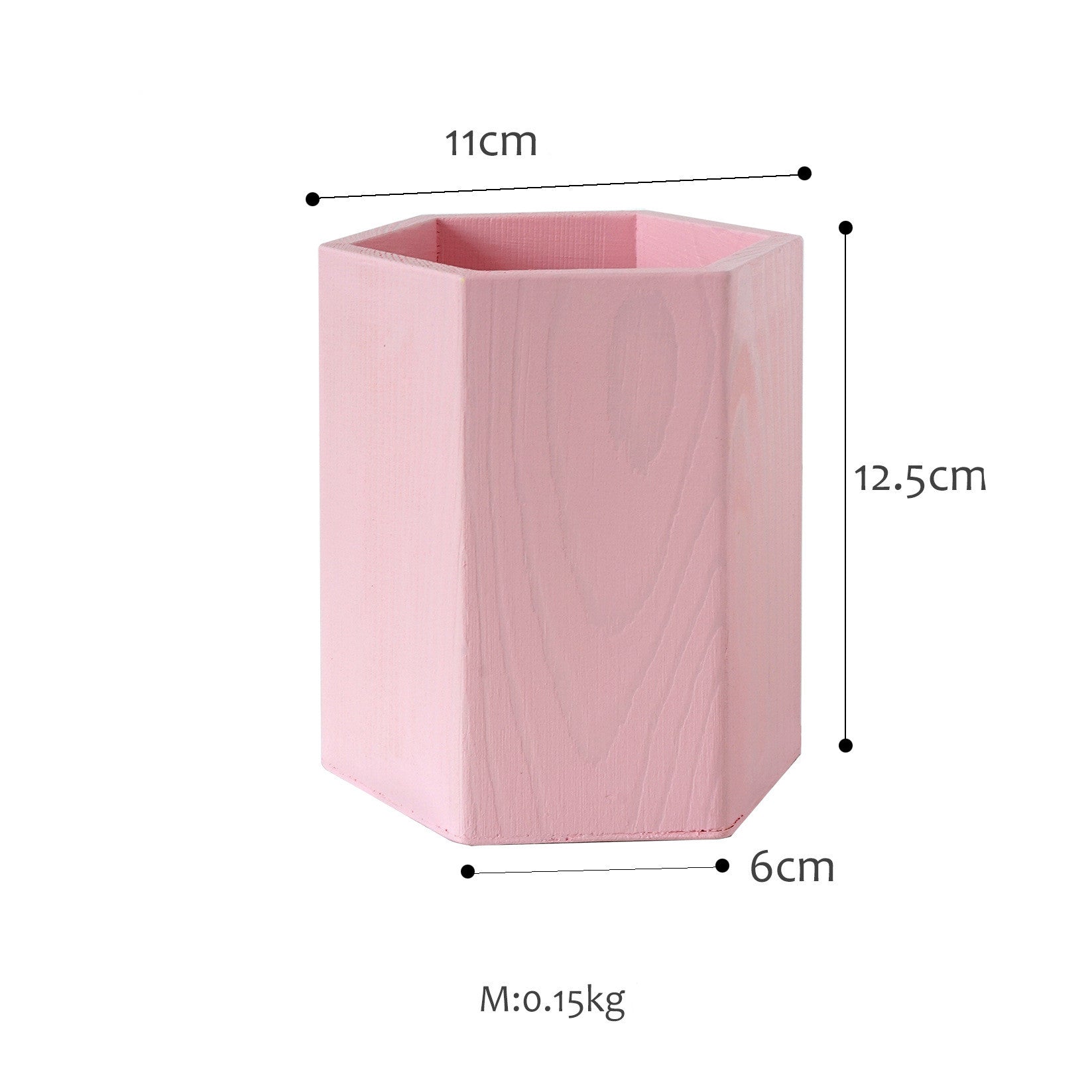 SWEETGO Straw Holder Cake Table Decoration Makeup Brush Storage Flowers Vase Background Scenery Props Lollipop Wood Pot CJD2