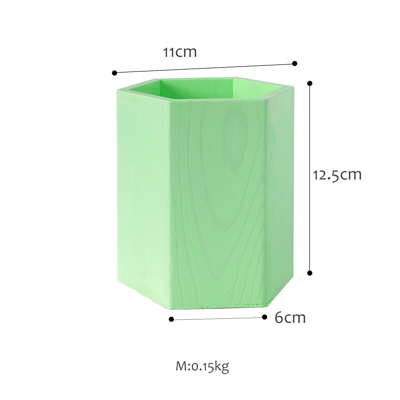 SWEETGO Straw Holder Cake Table Decoration Makeup Brush Storage Flowers Vase Background Scenery Props Lollipop Wood Pot CJD2