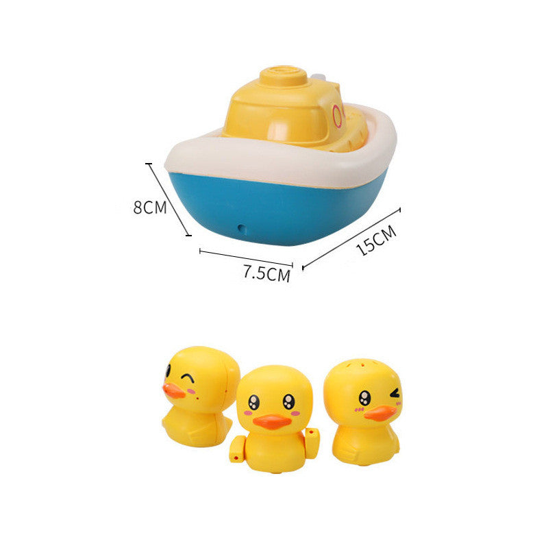 Baby Plastic Bathroom Toy Sprinkler Accessories Electric Duck Shower Ball For Bathtub