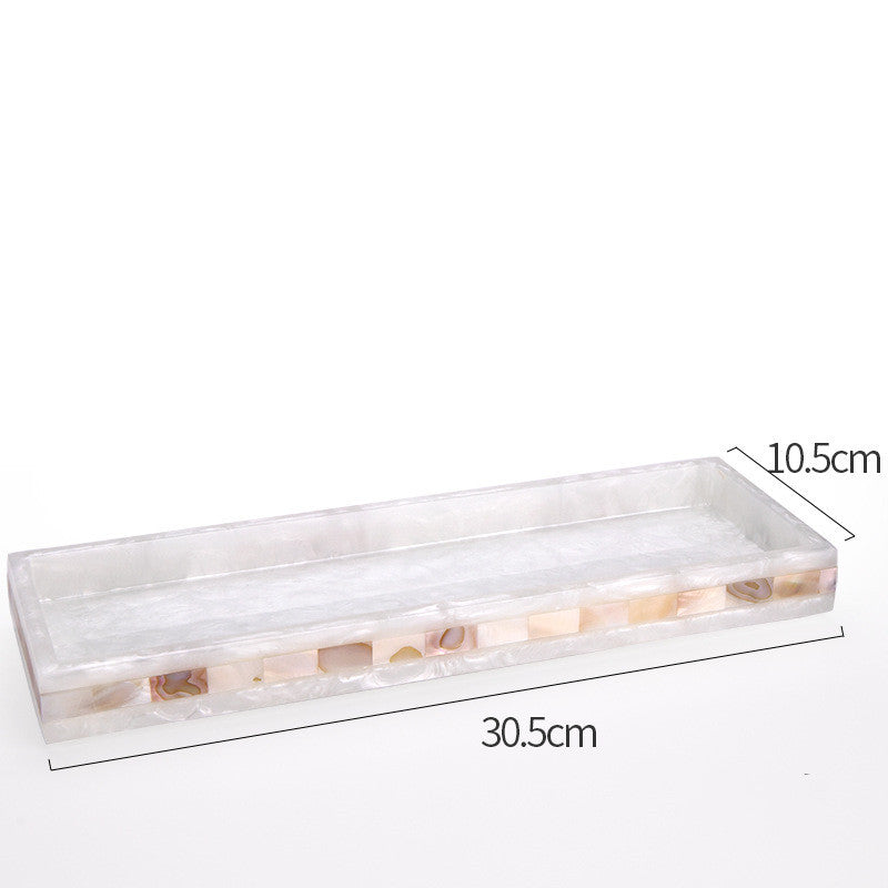 Light Luxury Shell Bathroom Decoration Accessories Toothbrush Holder Soap Dispenser Lotion Bottle Bathroom Supplies Wash Set 5.0 CJD