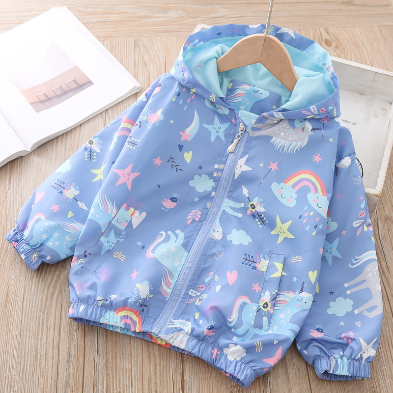 Spring And Summer New Graffiti Jackets For Children And Baby Jackets NorixaFashion.com