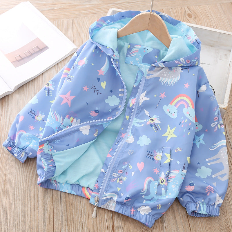 Spring And Summer New Graffiti Jackets For Children And Baby Jackets NorixaFashion.com