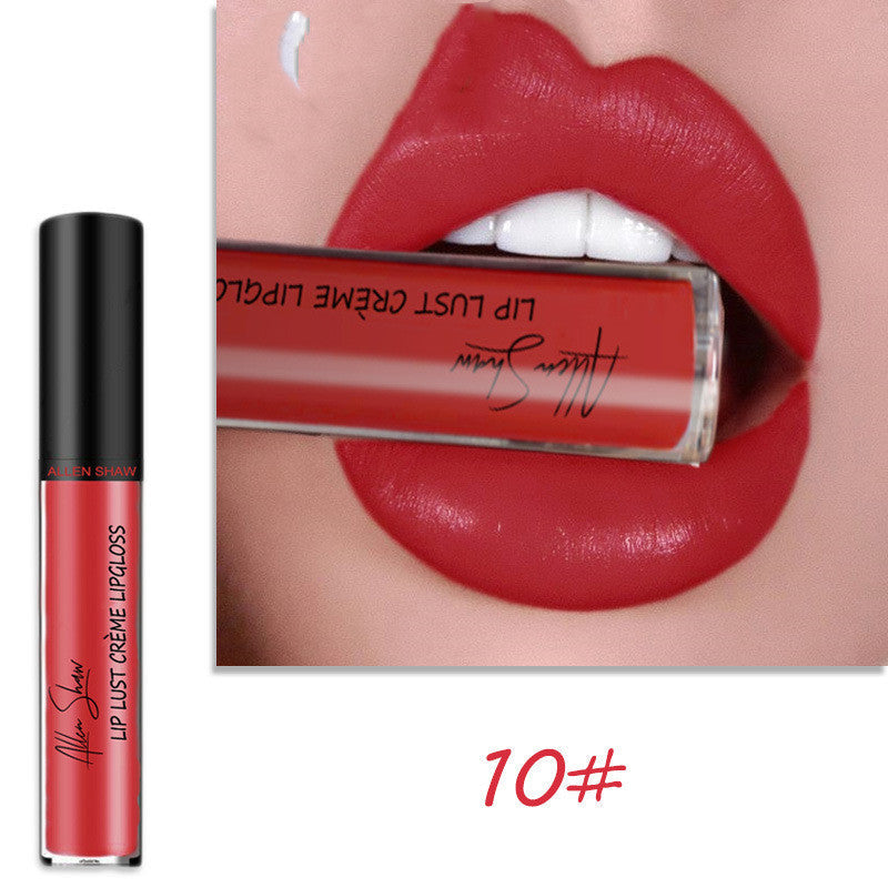 Silky Cream Texture Lip Gloss Aliexpress Shopee Cross-Border Exclusive Lip Glaze Lip Gloss Lipstick LadyShow.Store