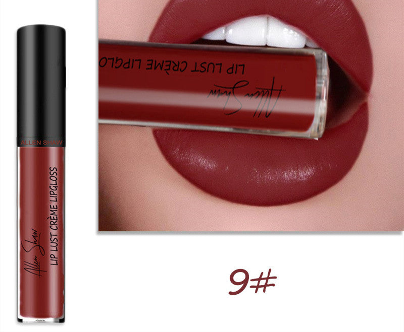 Silky Cream Texture Lip Gloss Aliexpress Shopee Cross-Border Exclusive Lip Glaze Lip Gloss Lipstick LadyShow.Store