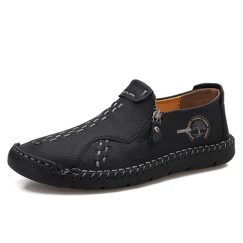Fashion Casual Leather Shoes Solid Color Trend In The Help Best YouTube Store