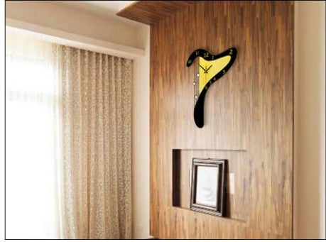 Craft Wall Clock Creative Fashion Wall Clock Arabic Digital Home Clock PearlNestDecor.com