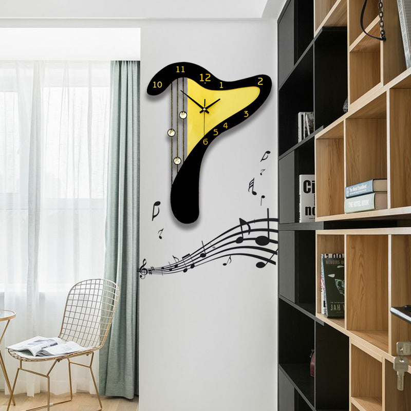 Craft Wall Clock Creative Fashion Wall Clock Arabic Digital Home Clock PearlNestDecor.com