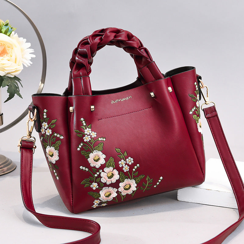 Stylish PU Leather Tote Bag NorixaFashion.com
