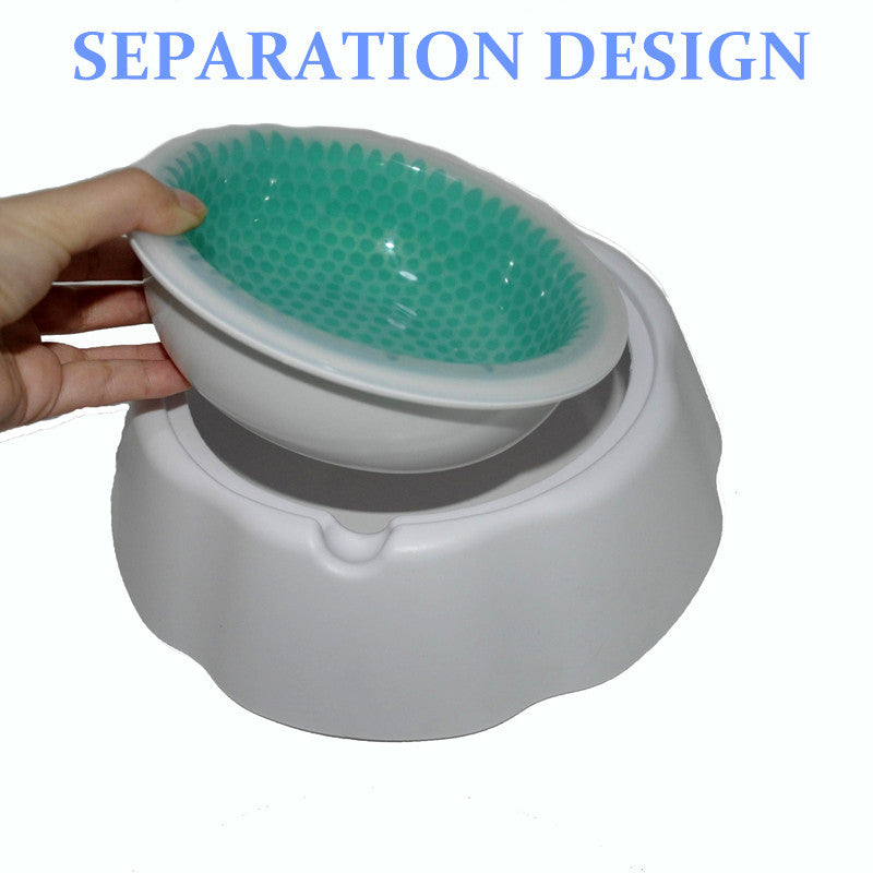 Pet Bowl Dog Bowl Cat Bowl Condensed Pearl Ice Bowl Pets Fashion