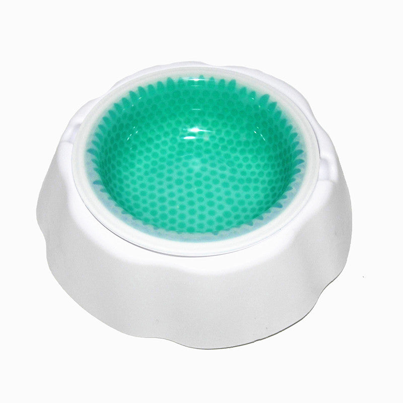 Pet Bowl Dog Bowl Cat Bowl Condensed Pearl Ice Bowl Pets Fashion
