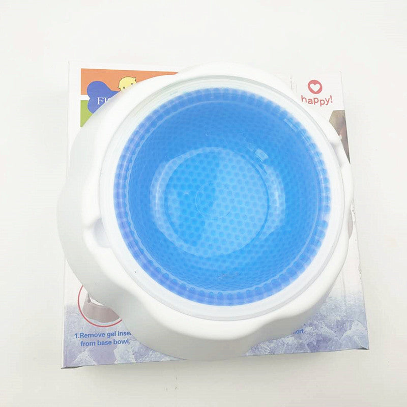 Pet Bowl Dog Bowl Cat Bowl Condensed Pearl Ice Bowl Pets Fashion