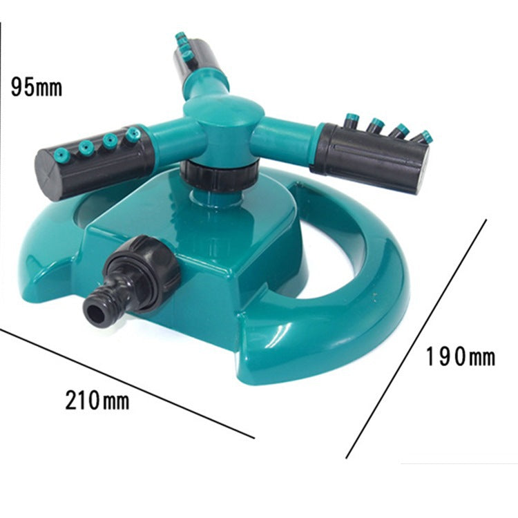 Gardening 360 Degree Automatic Rotary Sprinkler, Garden Agricultural Irrigation, Lawn Watering, Roof Cooling Sprinkler