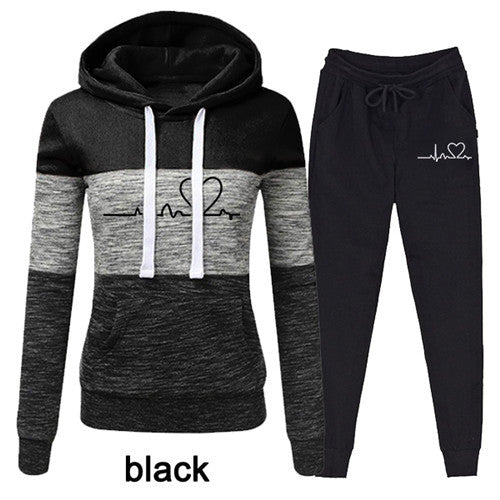Casual Tracksuit Women Two Piece Set Suit Female Hoodies LuxuryLifeWay Online Store