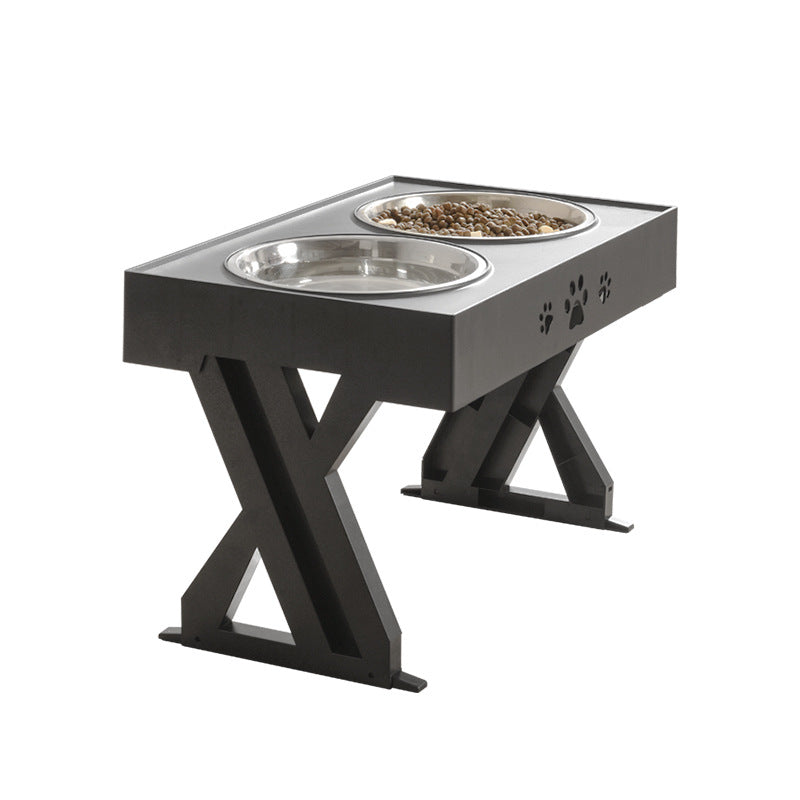 Adjustable Dog Food Bowl Pets Fashion