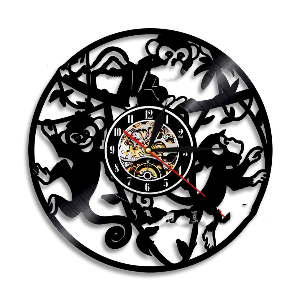 Animal Shape Creative Retro Nostalgic Wall Clock Wall Clock PearlNestDecor.com