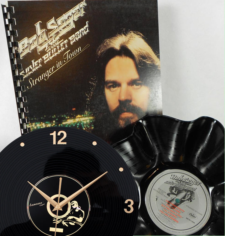 Golden Years Music Notes Retro Nostalgic 3D Stereo Vinyl CD Record Wall Clock PearlNestDecor.com