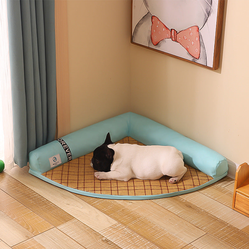 Summer Cooling Mats Cat Bed Dog Bed Dog Sofa Pet Mats Cat House Ice Pad Dog Sleeping Mats Cool Cold Bamboo Fiber Cat Bed Pets Fashion