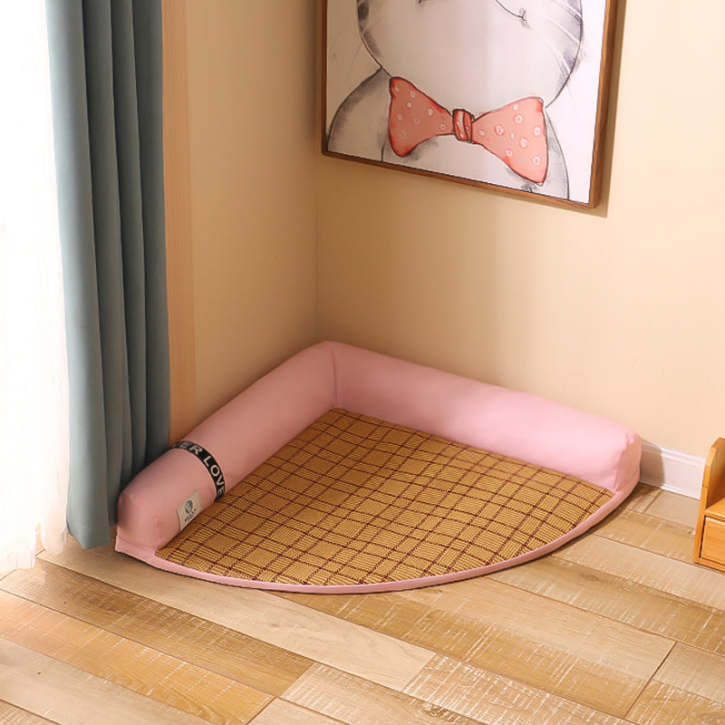 Summer Cooling Mats Cat Bed Dog Bed Dog Sofa Pet Mats Cat House Ice Pad Dog Sleeping Mats Cool Cold Bamboo Fiber Cat Bed Pets Fashion