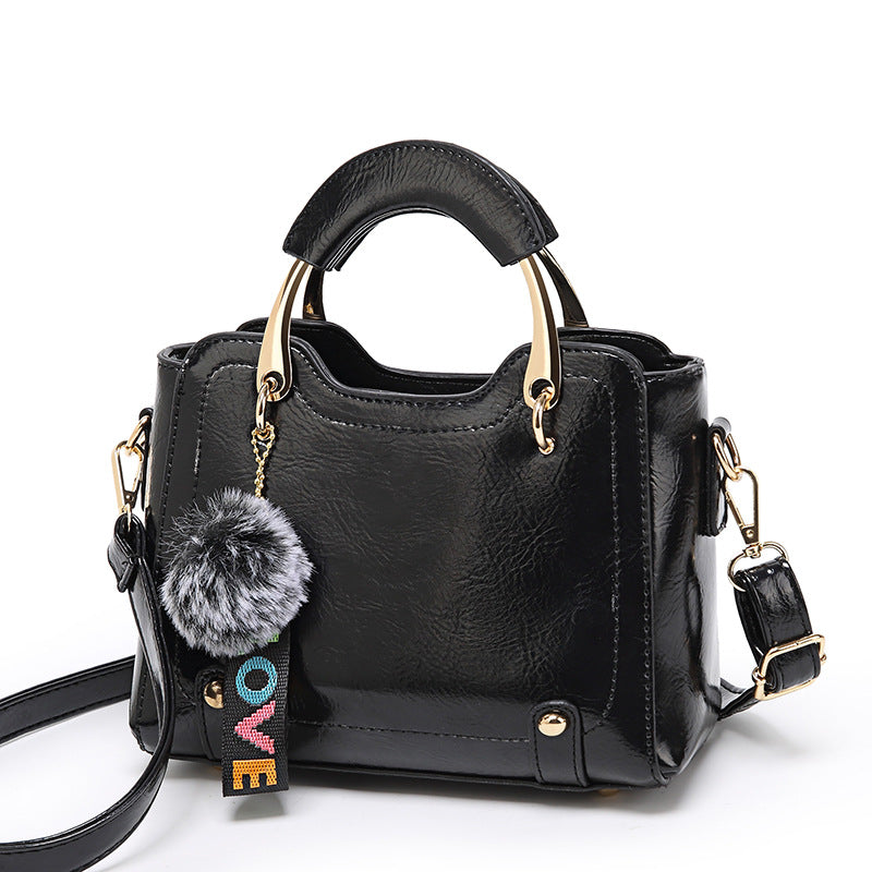 Women Vintage PU Handbag Polyester Handbag