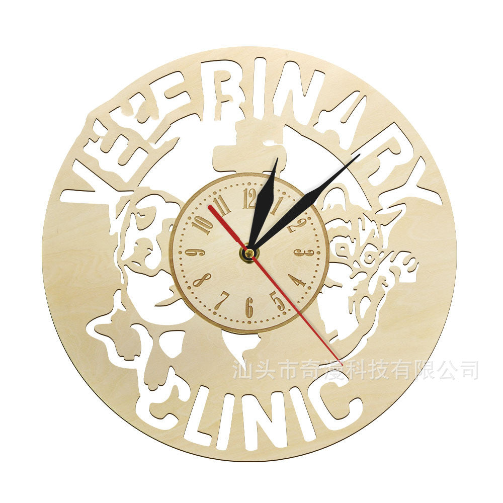 Wooden Wall Clock Modern Wall Clock PearlNestDecor.com
