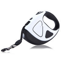 Pet Dog Automatic Retractable Fiber Leash Night Safety LED Shining Automatic Stretching Dog Hand Holding Rope Pet Supplies Pets Fashion