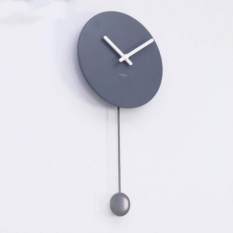 Living Room Swing Wall Clock Simple Silent Nordic Clock Creative Wall Clock PearlNestDecor.com