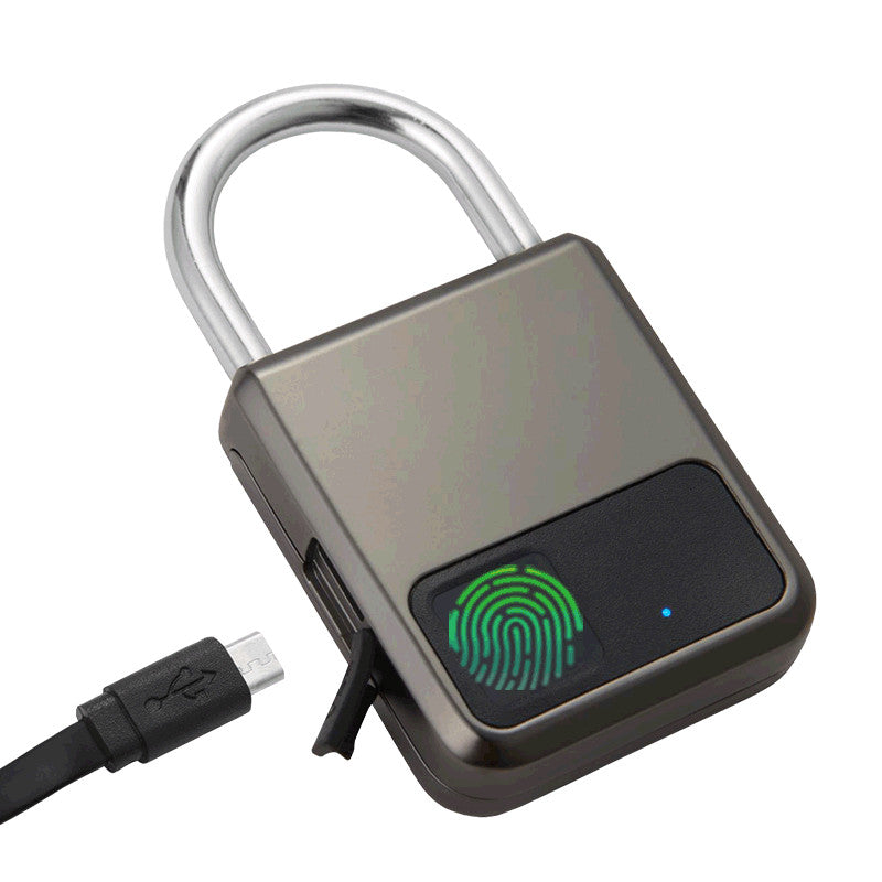 Smart Fingerprint Padlock Waterproof Anti-theft Locker Luggage Padlock