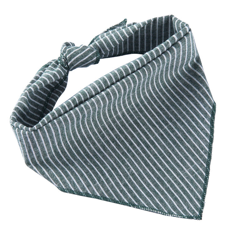 Adjustable Dog Bandana Cotton Pet Neckerchief Cat Triangle Scarf Soft Saliva Towel Small Medium Large Dog Accessories Pets Fashion