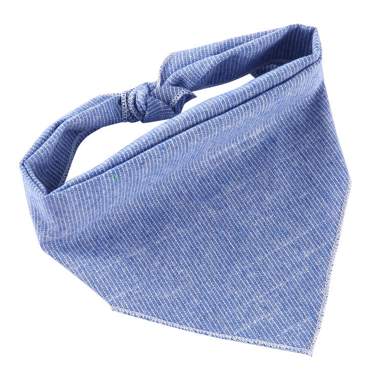 Adjustable Dog Bandana Cotton Pet Neckerchief Cat Triangle Scarf Soft Saliva Towel Small Medium Large Dog Accessories Pets Fashion